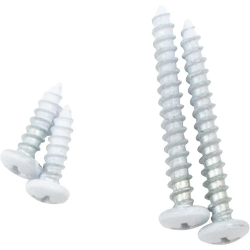 Stone Harbor Hardware Screws for Shelf Brackets (White)