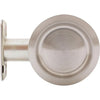 Stone Harbor Hardware Round Pocket Door Lock Hall/Closet Latch (2 3/8 Satin Nickel)