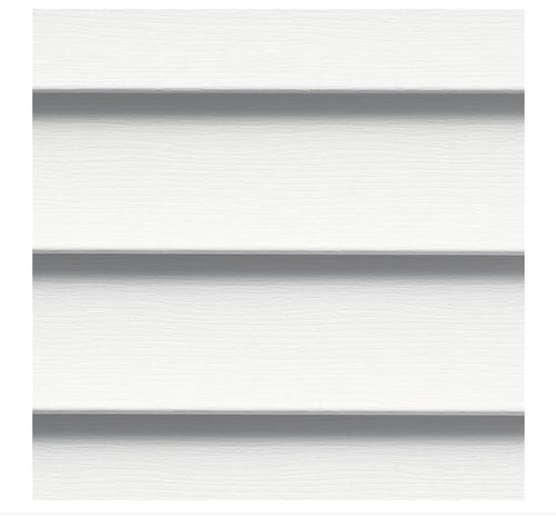 CertainTeed MainStreet™ Double 4 x 12' 6 Colonial White Vinyl Siding