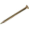 Grip-Rite #8 x 1-5/8 In. Flat Head Star Gold Construction Wood Screw (160 Ct., 1 Lb.)