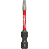 Milwaukee Shockwave #1 Square Recess 2 In. Power Impact Screwdriver Bit