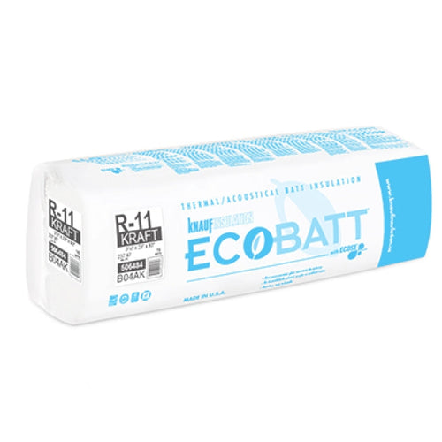 Knauf insulation EcoBatt® R-11 Kraft Faced Fiberglass Batt
