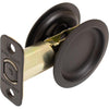 Stone Harbor Hardware Round Pocket Door Lock Passage with 2-3/8 Latch