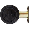 Stone Harbor Hardware Round Pocket Door Lock Privacy with 2-3/8 Latch
