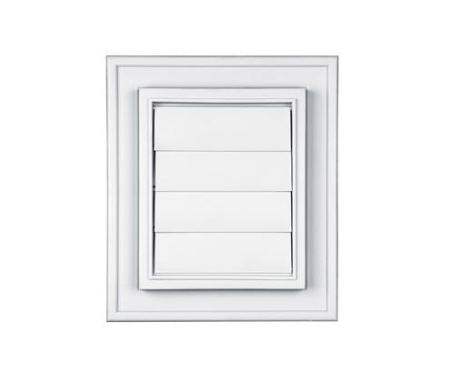 Mid America Master Exhaust Square Vent #001 White