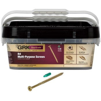 Grk Fasteners 121050 R4 #9x3-1/8 720ct Screw